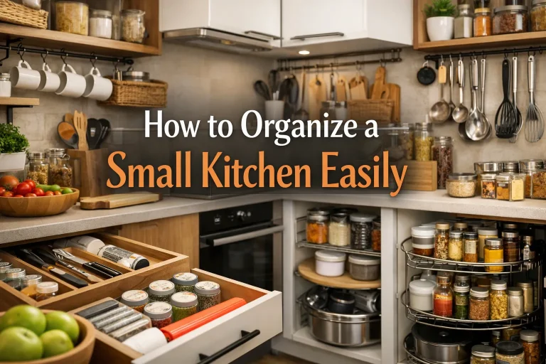 How to Organize a Small Kitchen Easily