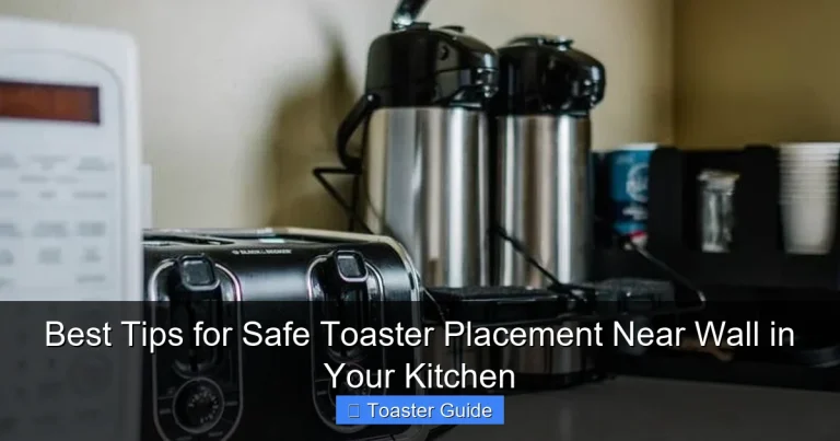 Best Tips for Safe Toaster Placement Near Wall in Your Kitchen