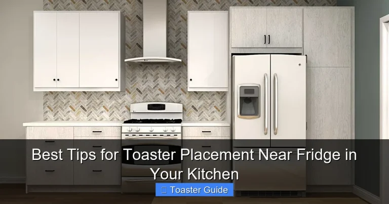 Best Tips for Toaster Placement Near Fridge in Your Kitchen