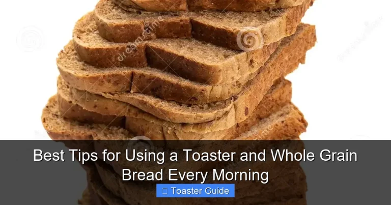 Best Tips for Using a Toaster and Whole Grain Bread Every Morning