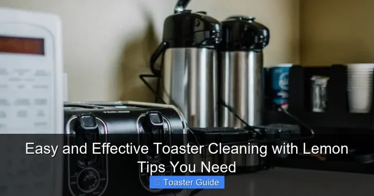 Easy and Effective Toaster Cleaning with Lemon Tips You Need