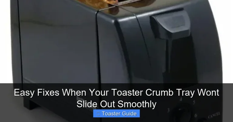 Easy Fixes When Your Toaster Crumb Tray Wont Slide Out Smoothly