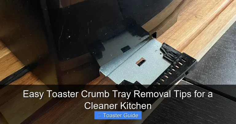 Easy Toaster Crumb Tray Removal Tips for a Cleaner Kitchen