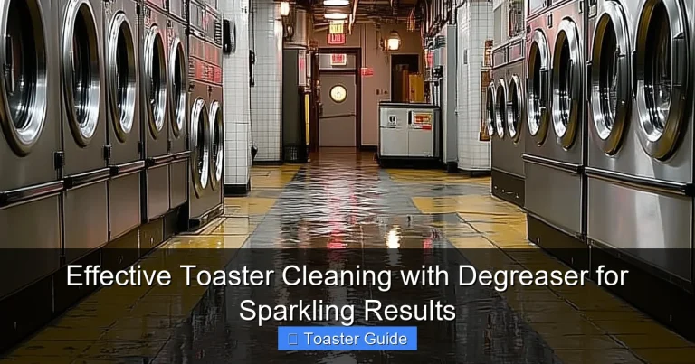 Effective Toaster Cleaning with Degreaser for Sparkling Results