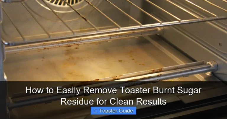 How to Easily Remove Toaster Burnt Sugar Residue for Clean Results