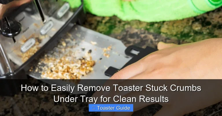How to Easily Remove Toaster Stuck Crumbs Under Tray for Clean Results