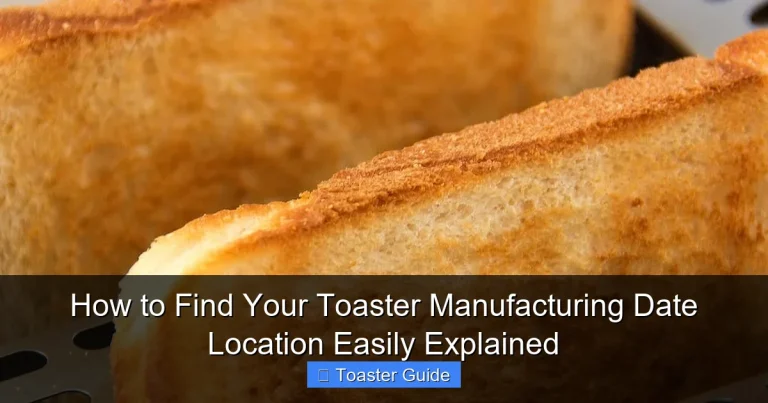 How to Find Your Toaster Manufacturing Date Location Easily Explained