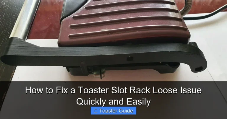 How to Fix a Toaster Slot Rack Loose Issue Quickly and Easily