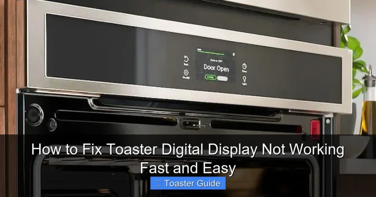 How to Fix Toaster Digital Display Not Working Fast and Easy