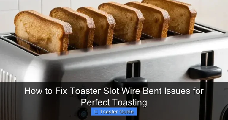 How to Fix Toaster Slot Wire Bent Issues for Perfect Toasting