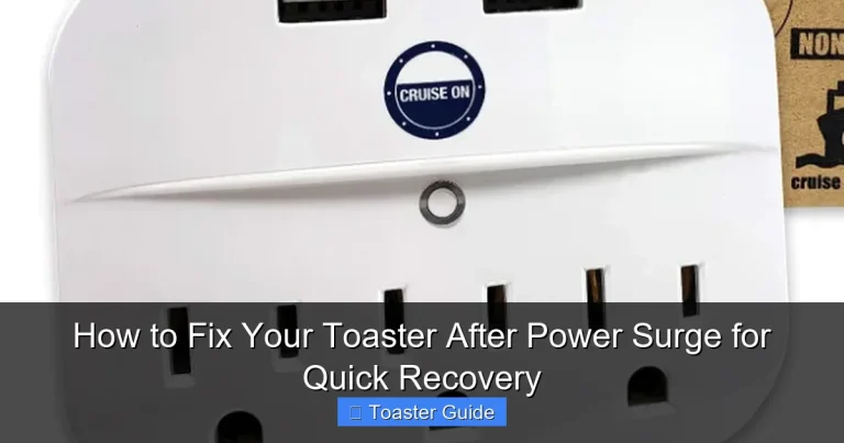 How to Fix Your Toaster After Power Surge for Quick Recovery