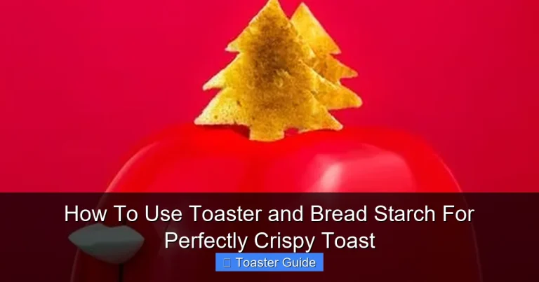 How To Use Toaster and Bread Starch For Perfectly Crispy Toast