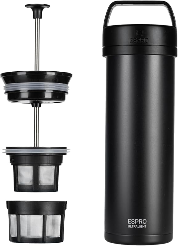 ESPRO P0 Ultralight Vacuum Insulated Stainless Steel French Press Coff