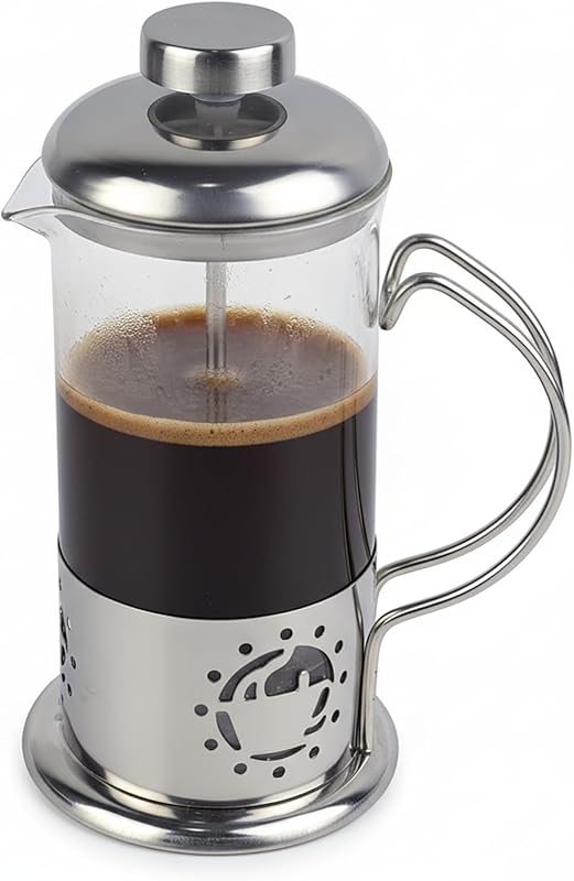 BNYD Single Serve 12 oz French Press Coffee Maker, Portable Stainless