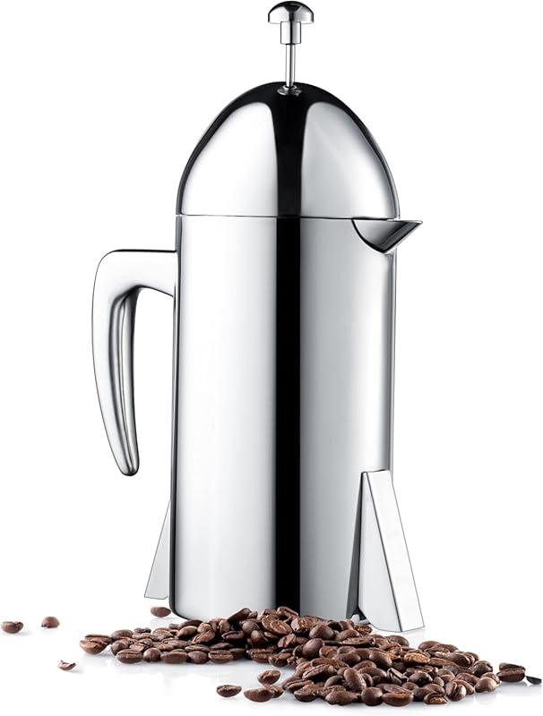 Francois et Mimi 34 oz Retro-Style Double Wall Stainless Steel French