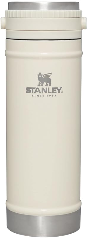 STANLEY 16oz Travel Mug with Integrated French Press, 5-Min Brew, 4-Ho