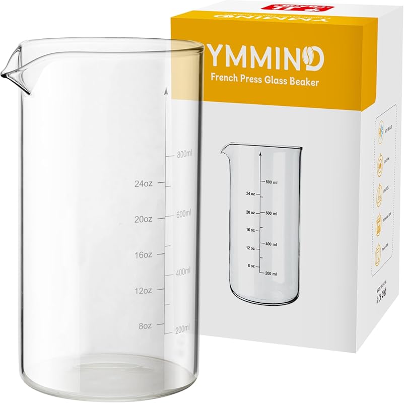 Standard Universal 34oz Replacement Glass Beaker for French Press Coff