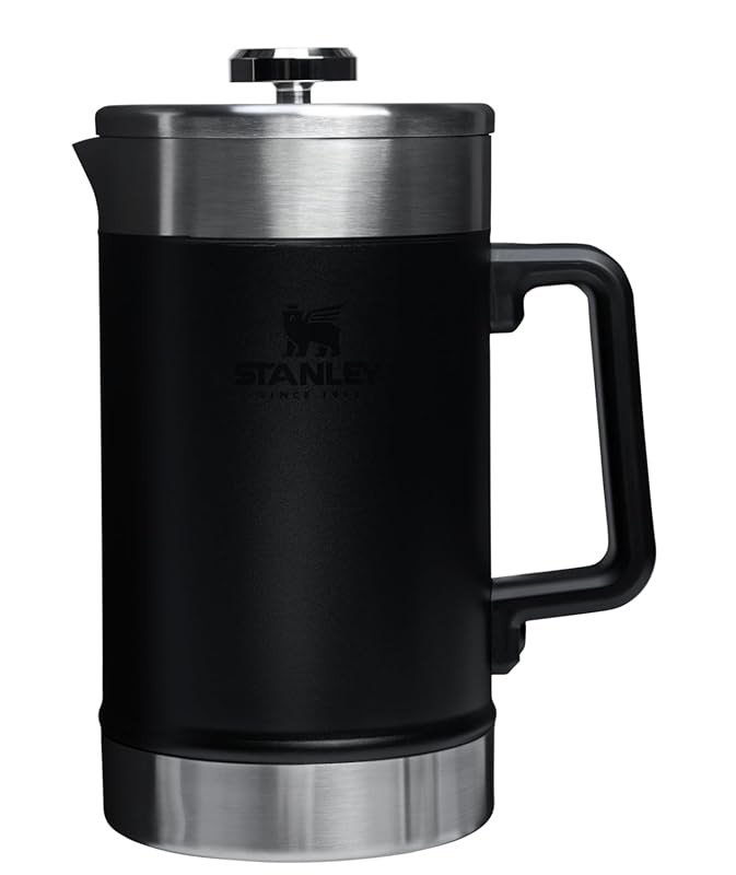 STANLEY Classic Stay-Hot 48 oz Insulated French Press, 5-Minute Brew,
