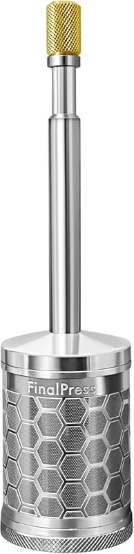 FinalPress Portable Stainless Steel Coffee & Tea Maker V3 with Bottom 