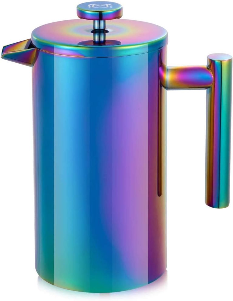French Press Coffee Maker Review 2026: Durable Stainless Steel Double Walled Des