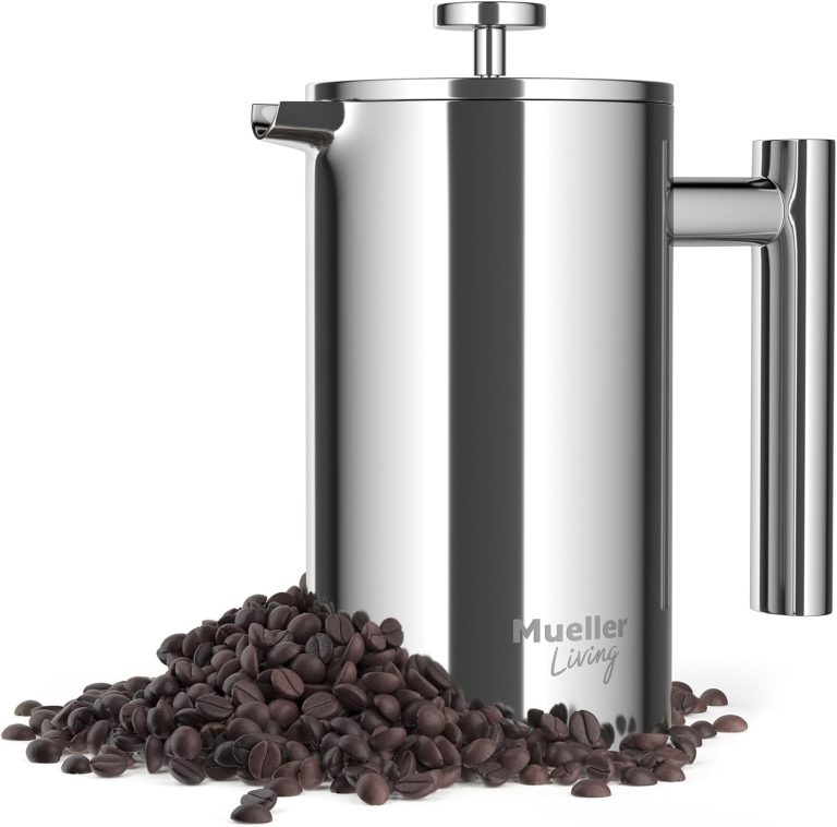 MuellerLiving French Press Coffee Maker Review 2026: Durable Stainless Steel Bre