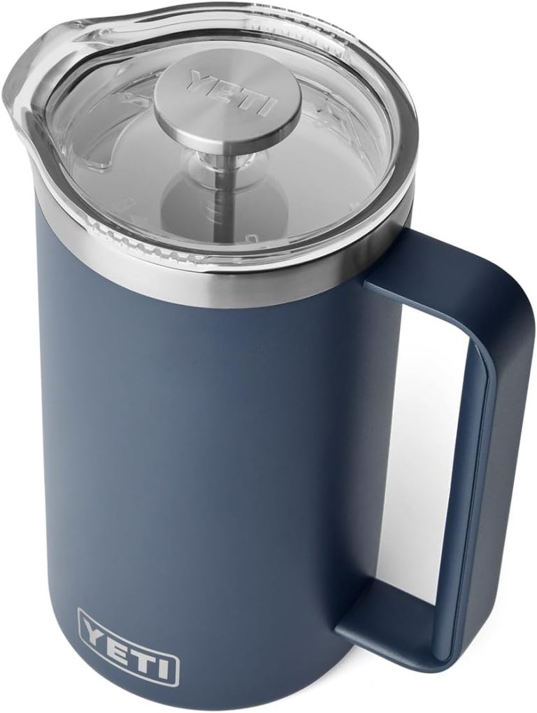 YETI Rambler 34 oz. French Press Review 2026: Durable Navy Coffee Maker with Gro