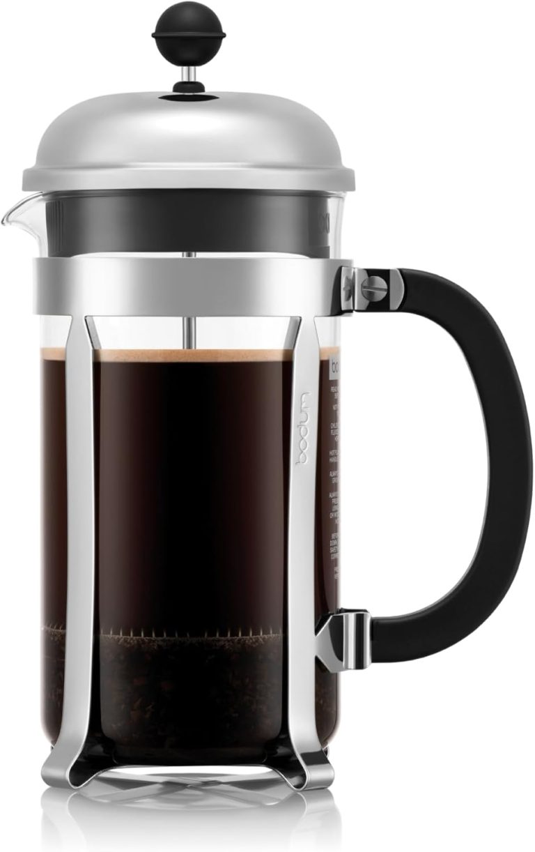 Bodum 34oz Chambord French Press Review 2026: Durable Glass & Stainless Steel Br