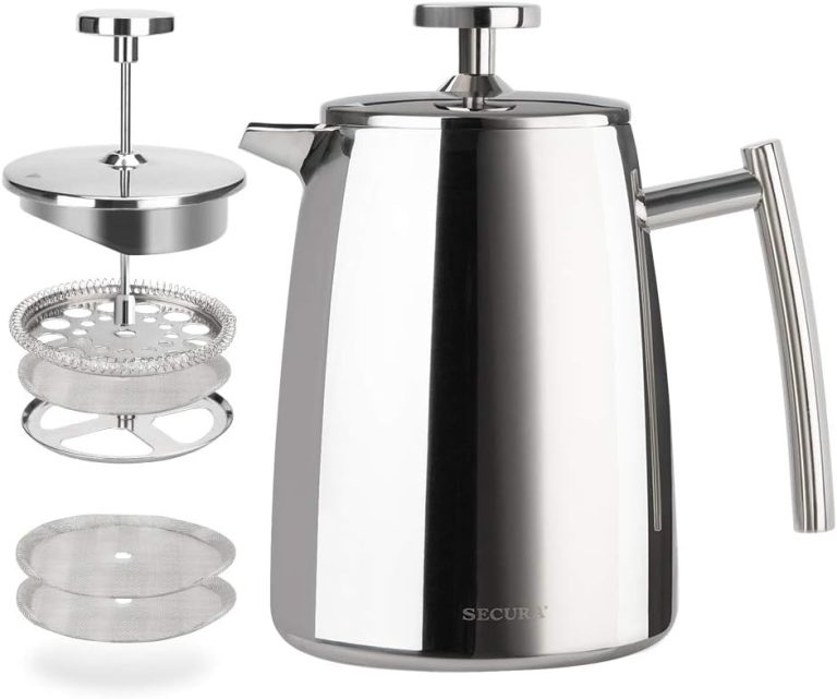 Secura French Press Coffee Maker Review 2026: Durable 304 Stainless Steel Brew