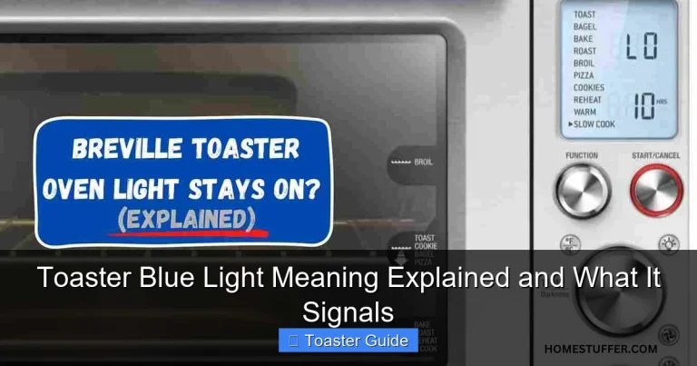 Toaster Blue Light Meaning Explained and What It Signals