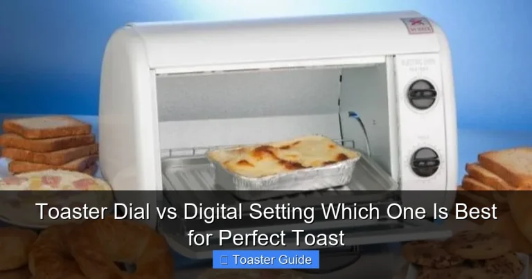 Toaster Dial vs Digital Setting Which One Is Best for Perfect Toast