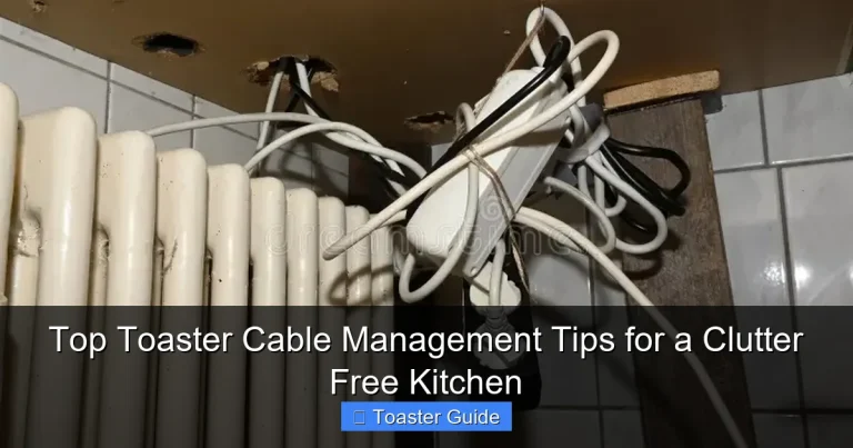 Top Toaster Cable Management Tips for a Clutter Free Kitchen