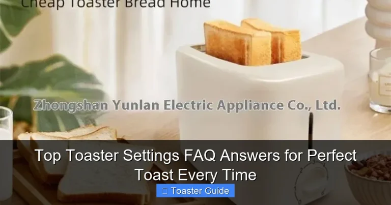 Top Toaster Settings FAQ Answers for Perfect Toast Every Time
