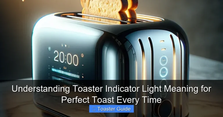 Understanding Toaster Indicator Light Meaning for Perfect Toast Every Time