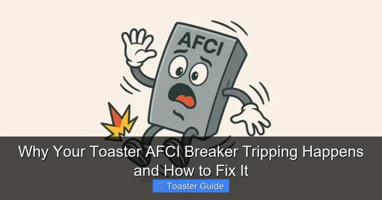 Why Your Toaster AFCI Breaker Tripping Happens and How to Fix It