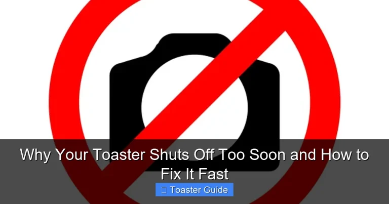 Why Your Toaster Shuts Off Too Soon and How to Fix It Fast