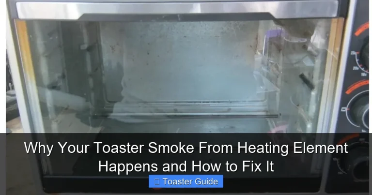 Why Your Toaster Smoke From Heating Element Happens and How to Fix It