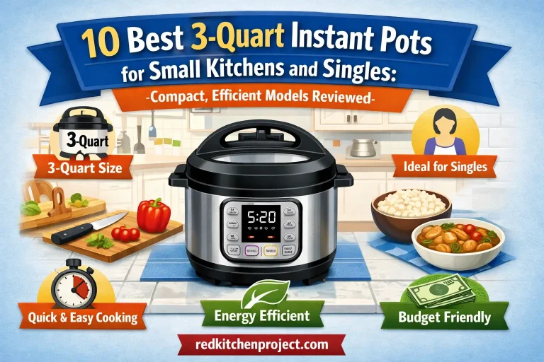 10 Best 3-Quart Instant Pots for Small Kitchens and Singles Compact, Efficient Models Revieweda