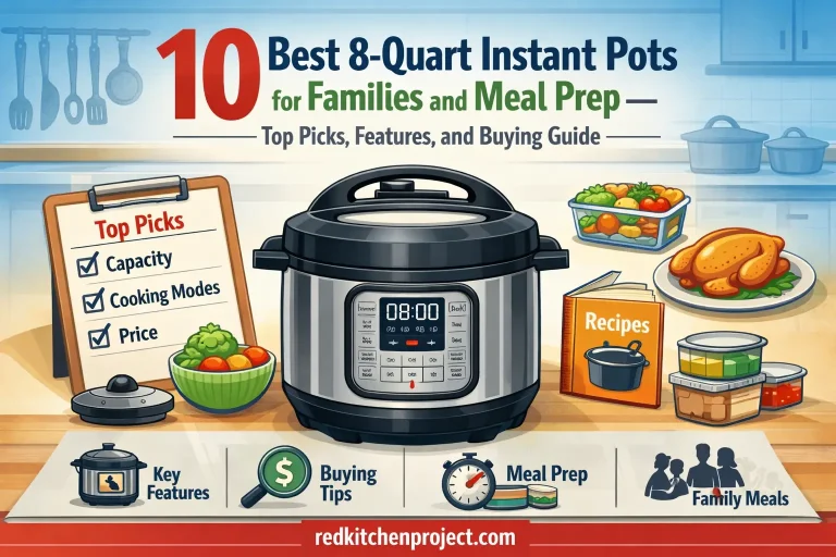 10 Best 8-Quart Instant Pots for Families and Meal Prep — Top Picks, Features, and Buying Guide