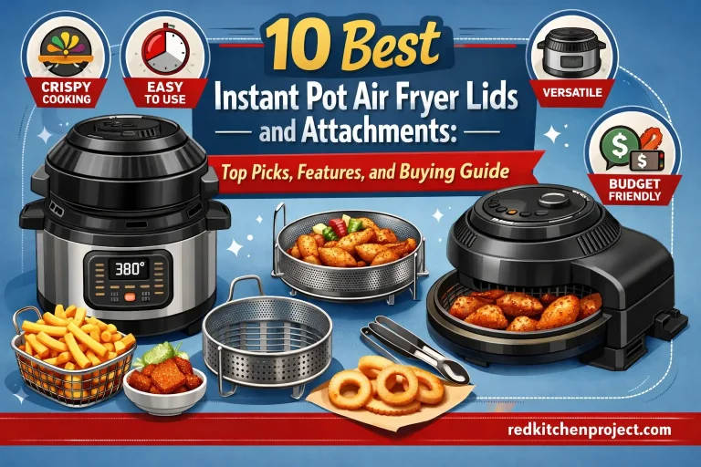 10 Best Instant Pot Air Fryer Lids and Attachments Top Picks, Features, and Buying Guide