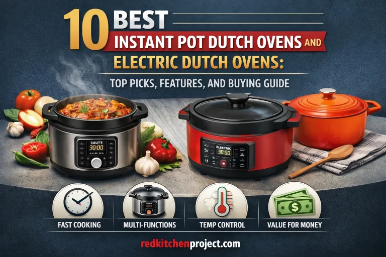 10 Best Instant Pot Dutch Ovens and Electric Dutch Ovens Top Picks, Features, and Buying Guide