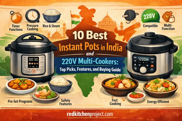 10 Best Instant Pots in India and 220V Multi-Cookers Top Picks, Features, and Buying Guide