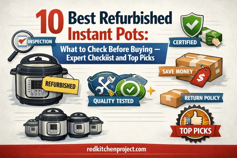 10 Best Refurbished Instant Pots What to Check Before Buying — Expert Checklist and Top Picks