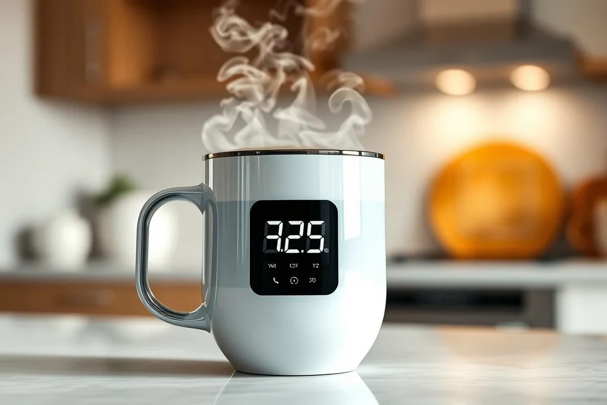 Coffee mugs on a dishwasher top rack with simple ceramic and glass designs