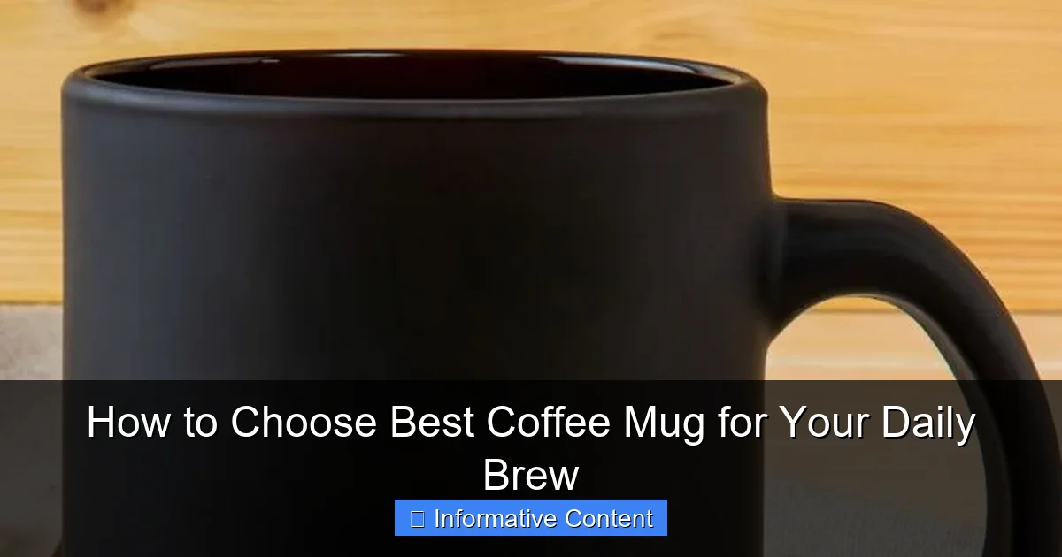 How to Choose Best Coffee Mug for Your Daily Brew