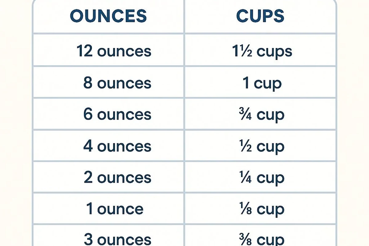 Measuring 12 ounces of dry pasta with a kitchen scale and dry measuring cups