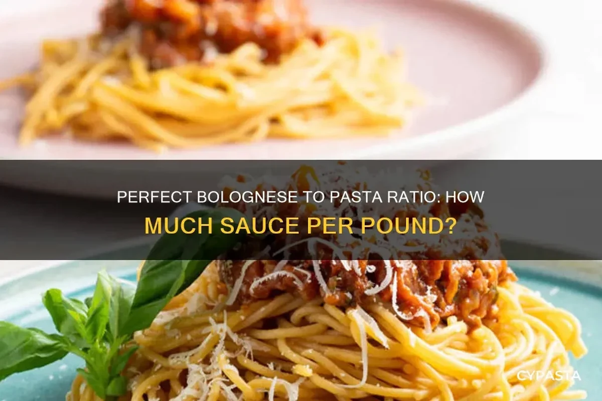 Bowl of pasta with tomato sauce and serving spoon on a kitchen counter