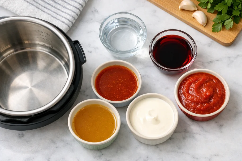 best liquids for how to deglaze instant pot safely