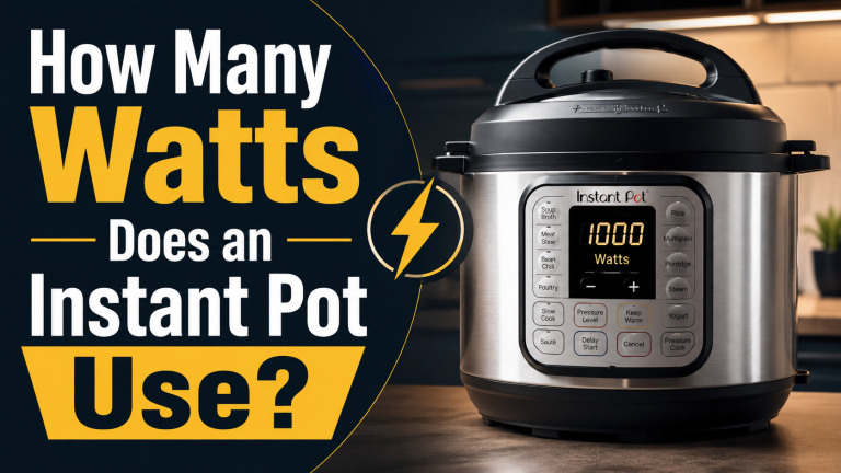 How Many Watts Does an Instant Pot Use