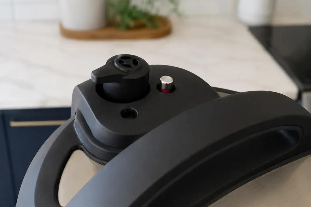 how to natural release Instant Pot by waiting for the float valve to drop